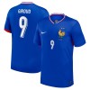 Original Fußballtrikot Frankreich Giroud 9 Heimtrikot EURO 2024 Für Herren